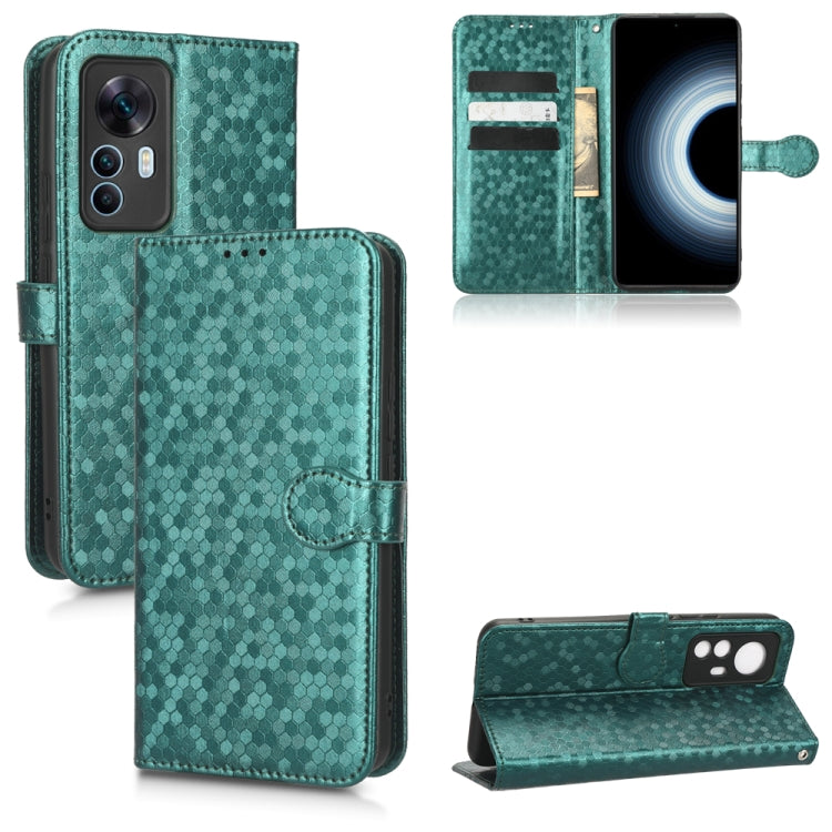 For Xiaomi 12T / Redmi K50 Ultra Honeycomb Dot Texture Leather Phone Case