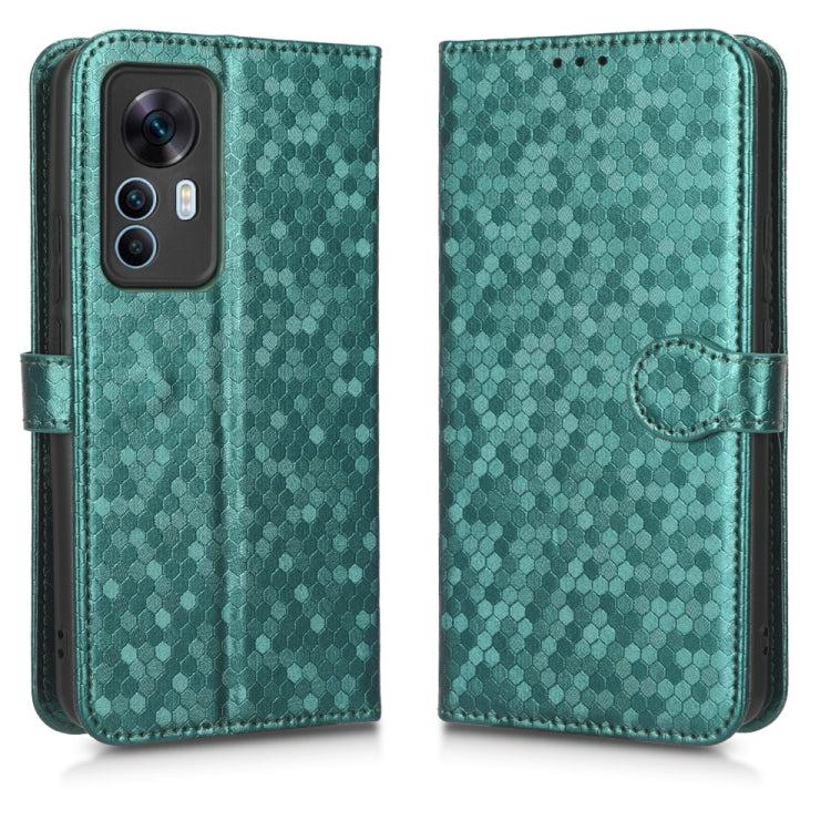 For Xiaomi 12T / Redmi K50 Ultra Honeycomb Dot Texture Leather Phone Case