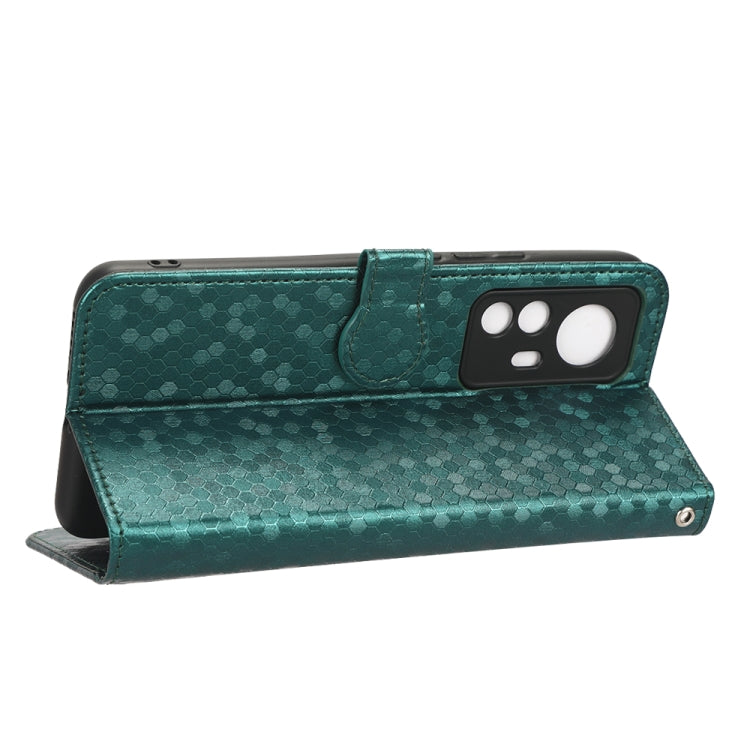 For Xiaomi 12T / Redmi K50 Ultra Honeycomb Dot Texture Leather Phone Case