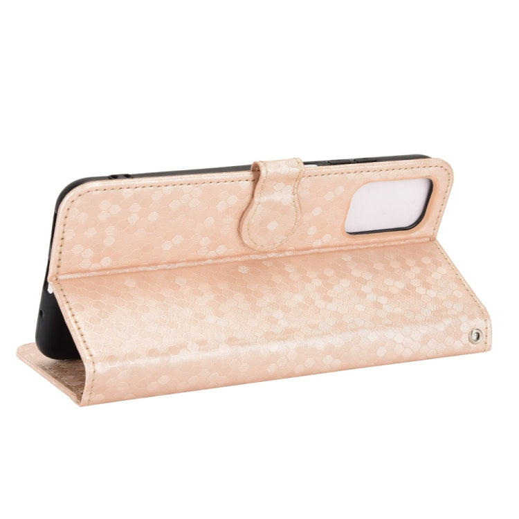 For Xiaomi Redmi Note 10 5G Honeycomb Dot Texture Leather Phone Case