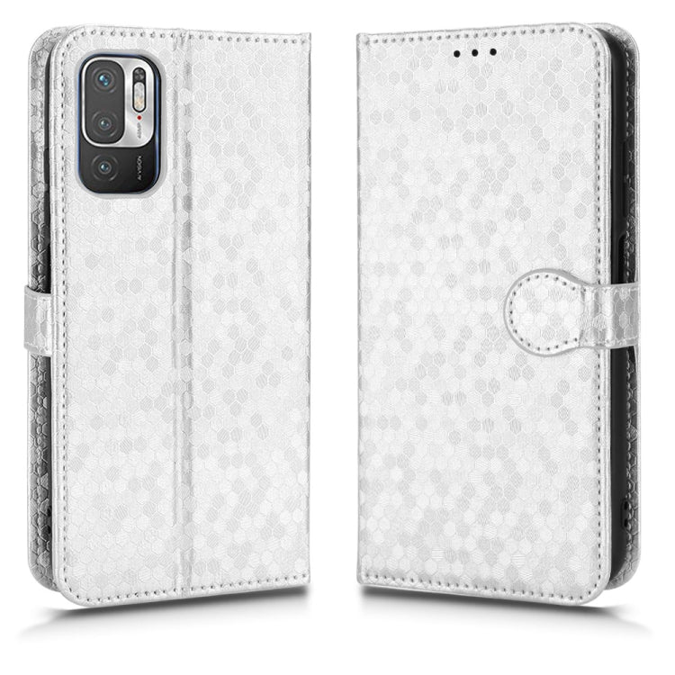 For Xiaomi Redmi Note 10 5G Honeycomb Dot Texture Leather Phone Case