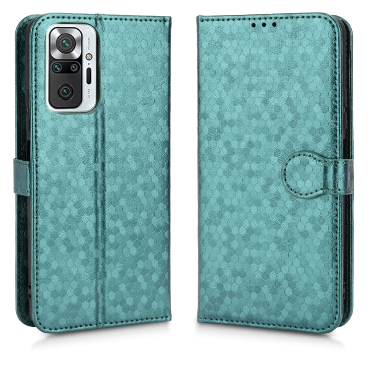 For Xiaomi Redmi Note 10 Pro 4G Honeycomb Dot Texture Leather Phone Case