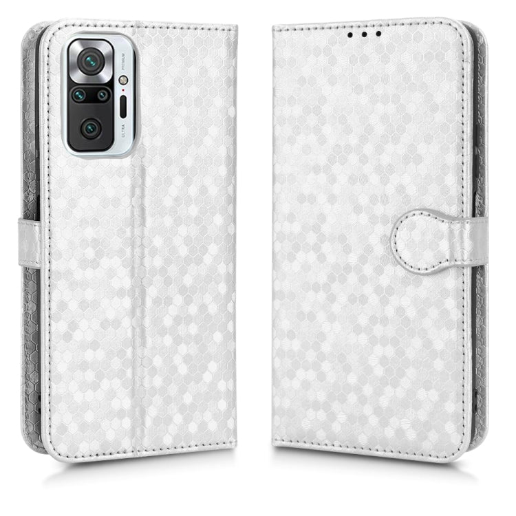 For Xiaomi Redmi Note 10 Pro 4G Honeycomb Dot Texture Leather Phone Case