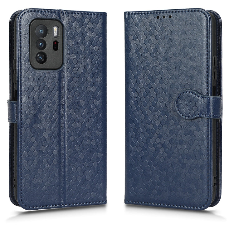 For Xiaomi Redmi Note 10 Pro 5G Honeycomb Dot Texture Leather Phone Case