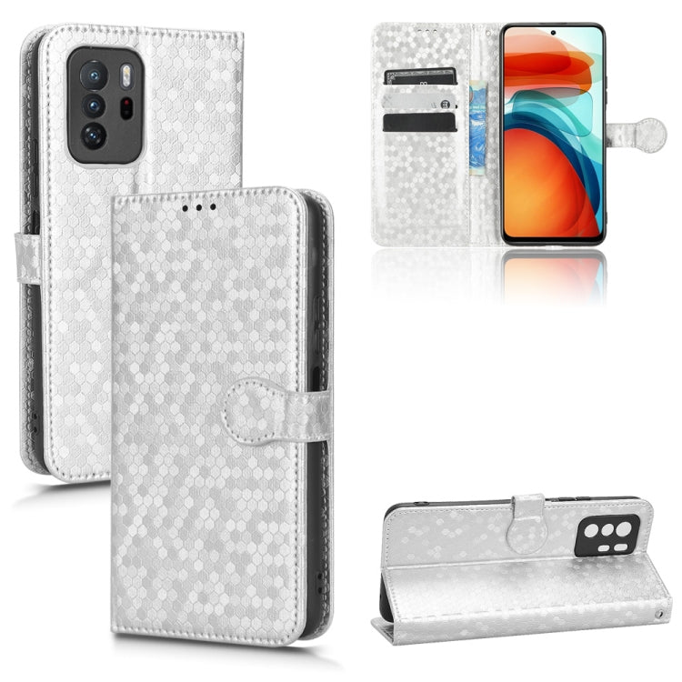 For Xiaomi Redmi Note 10 Pro 5G Honeycomb Dot Texture Leather Phone Case