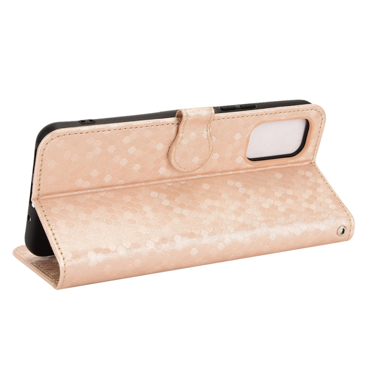 For Xiaomi Redmi Note 10 JE Honeycomb Dot Texture Leather Phone Case