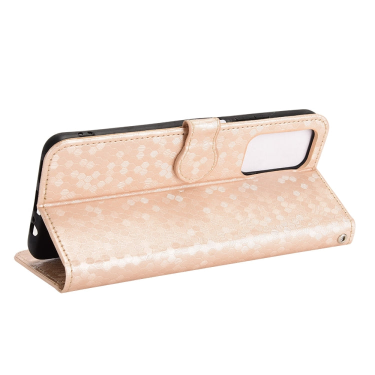 For Xiaomi Redmi Note 11 5G Honeycomb Dot Texture Leather Phone Case