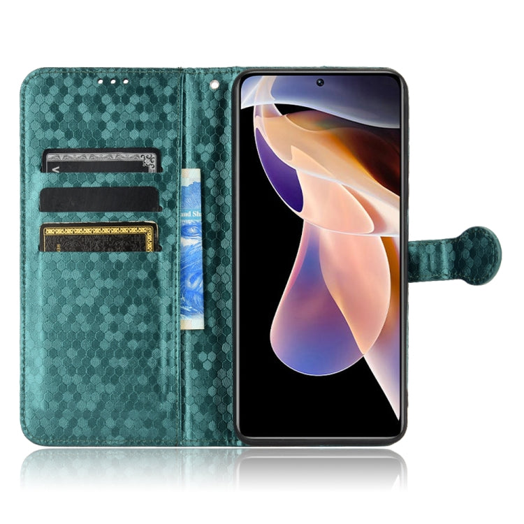 For Xiaomi Redmi Note 11 Pro 5G Honeycomb Dot Texture Leather Phone Case