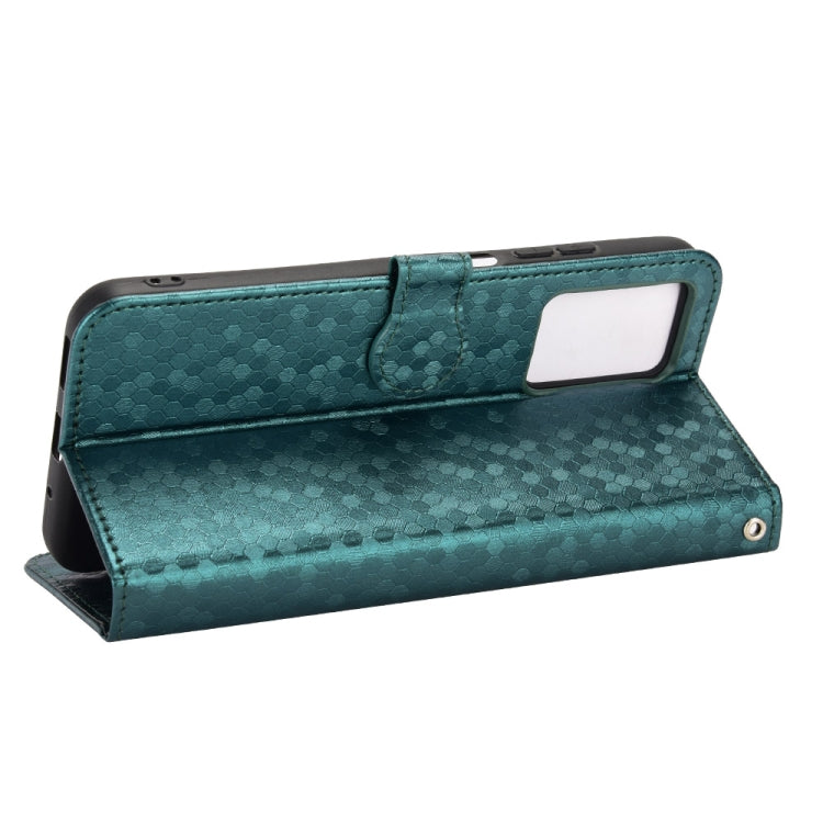 For Xiaomi Redmi Note 11E Honeycomb Dot Texture Leather Phone Case