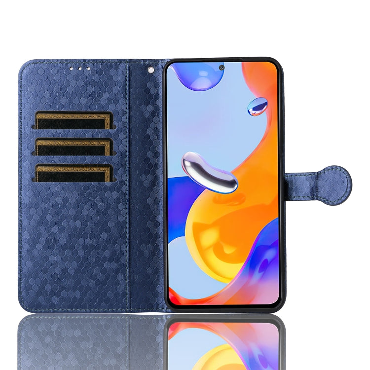 For Xiaomi Redmi Note 11 Pro Honeycomb Dot Texture Leather Phone Case