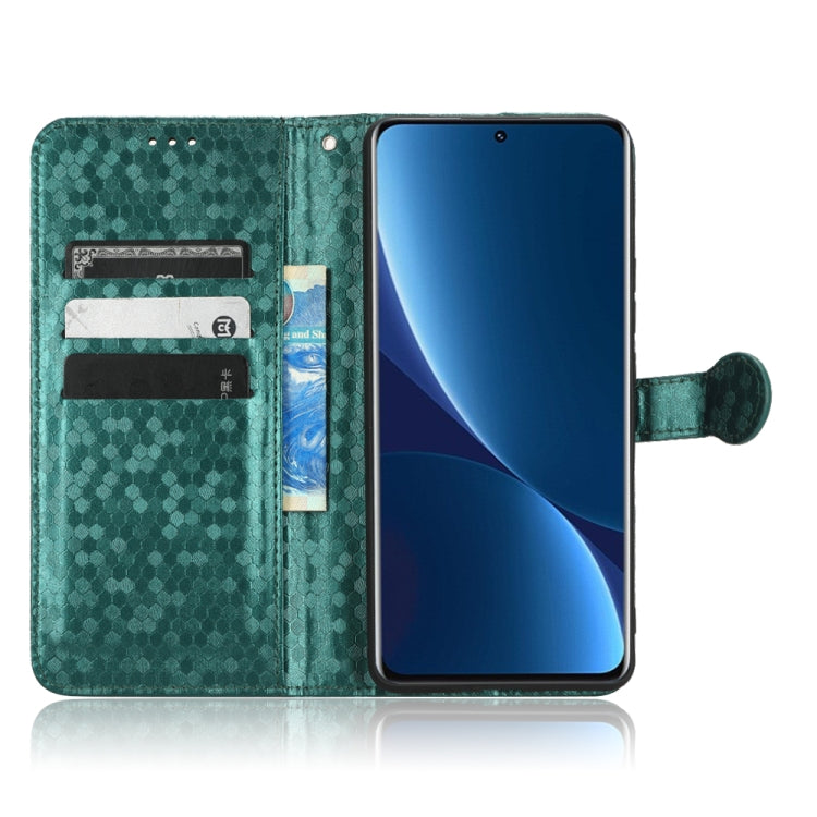 For Xiaomi 12 Lite Honeycomb Dot Texture Leather Phone Case