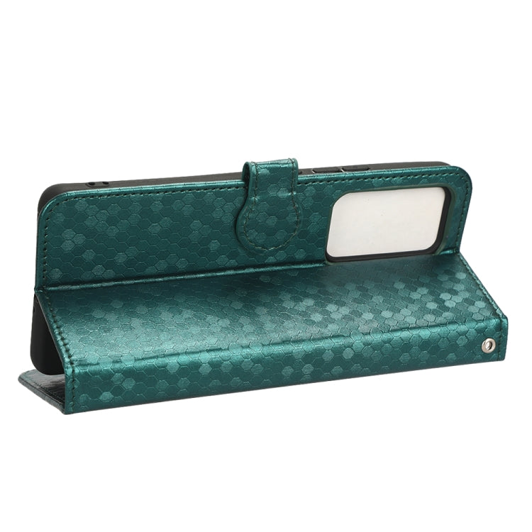 For Xiaomi 12 Lite Honeycomb Dot Texture Leather Phone Case