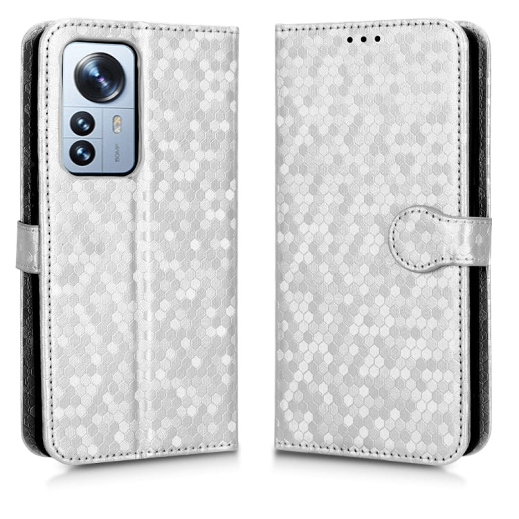 For Xiaomi 12 Lite Honeycomb Dot Texture Leather Phone Case