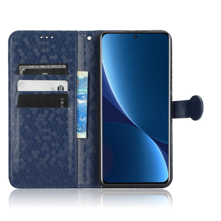 For Xiaomi 12 Pro / 12S Pro Honeycomb Dot Texture Leather Phone Case
