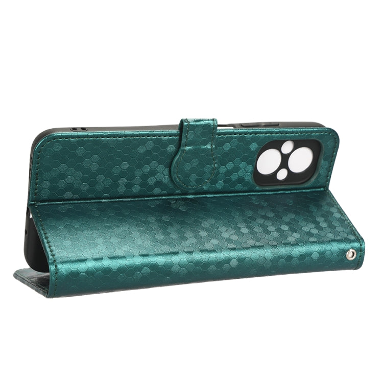 For Xiaomi Poco M5 Honeycomb Dot Texture Leather Phone Case