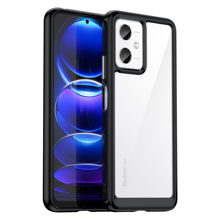 For Xiaomi Redmi Note 12 China Colorful Series Acrylic + TPU Phone Case