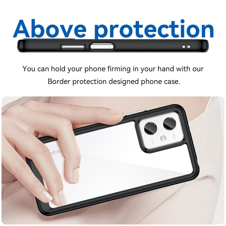 For Xiaomi Redmi Note 12 China Colorful Series Acrylic + TPU Phone Case