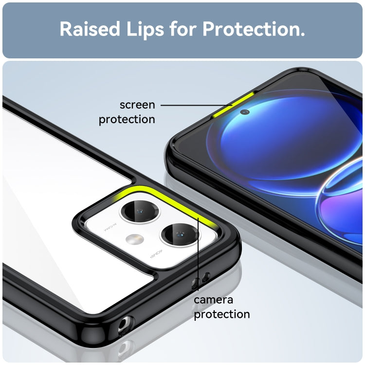 For Xiaomi Redmi Note 12 China Colorful Series Acrylic + TPU Phone Case