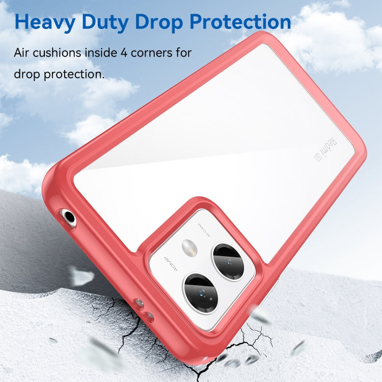 For Xiaomi Redmi Note 12 China Colorful Series Acrylic + TPU Phone Case