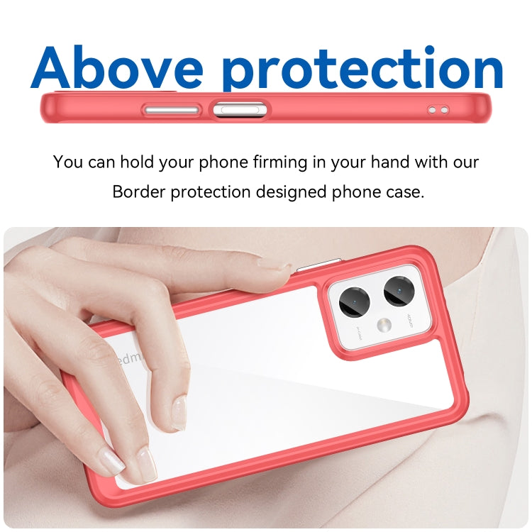 For Xiaomi Redmi Note 12 China Colorful Series Acrylic + TPU Phone Case