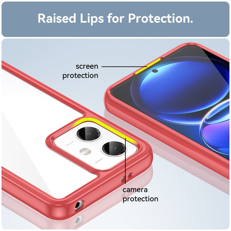 For Xiaomi Redmi Note 12 China Colorful Series Acrylic + TPU Phone Case