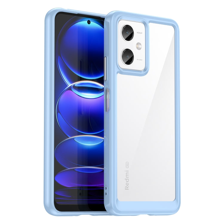 For Xiaomi Redmi Note 12 China Colorful Series Acrylic + TPU Phone Case