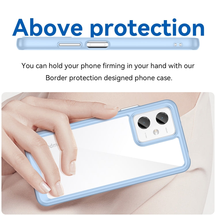 For Xiaomi Redmi Note 12 China Colorful Series Acrylic + TPU Phone Case