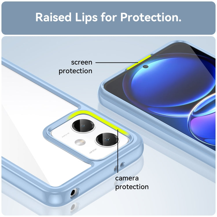 For Xiaomi Redmi Note 12 China Colorful Series Acrylic + TPU Phone Case