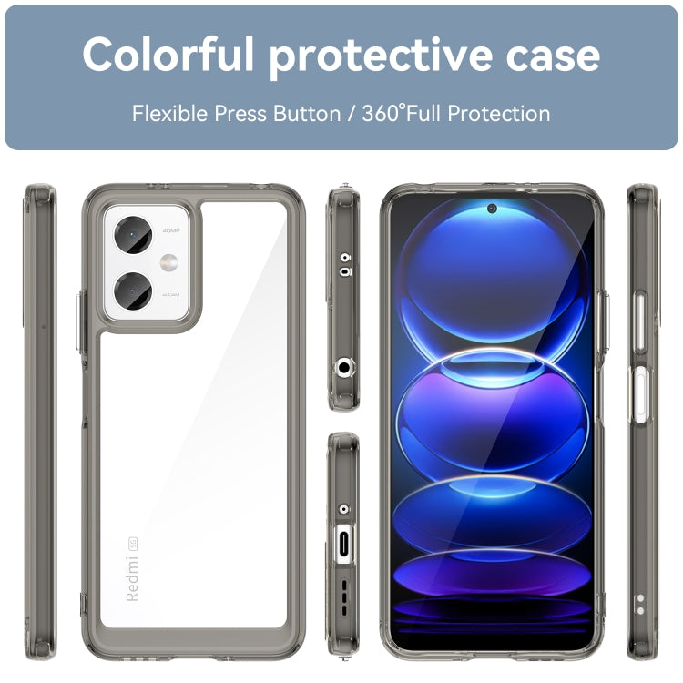 For Xiaomi Redmi Note 12 China Colorful Series Acrylic + TPU Phone Case