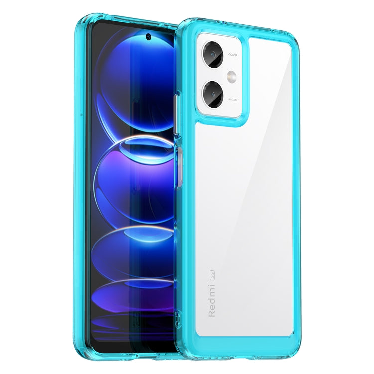 For Xiaomi Redmi Note 12 China Colorful Series Acrylic + TPU Phone Case