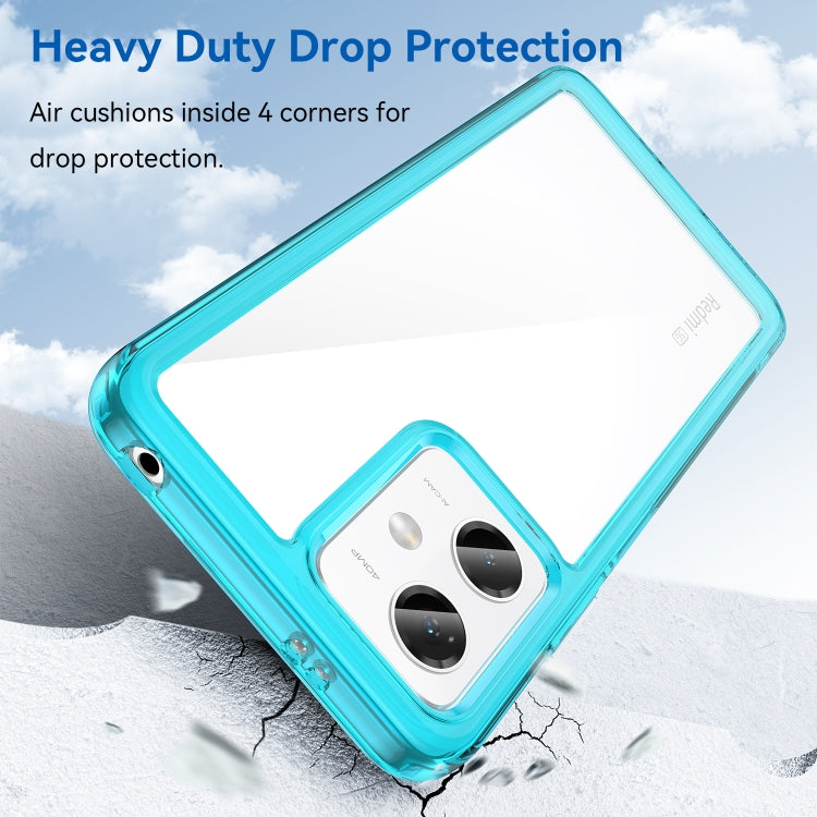 For Xiaomi Redmi Note 12 China Colorful Series Acrylic + TPU Phone Case