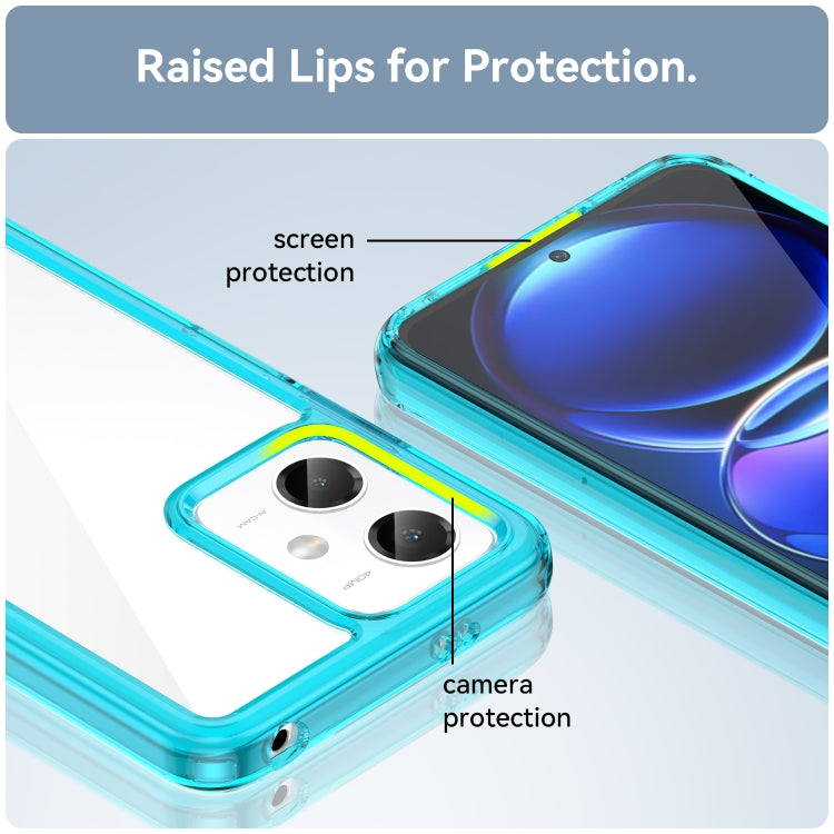 For Xiaomi Redmi Note 12 China Colorful Series Acrylic + TPU Phone Case