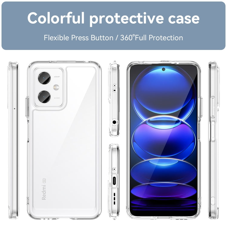 For Xiaomi Redmi Note 12 China Colorful Series Acrylic + TPU Phone Case