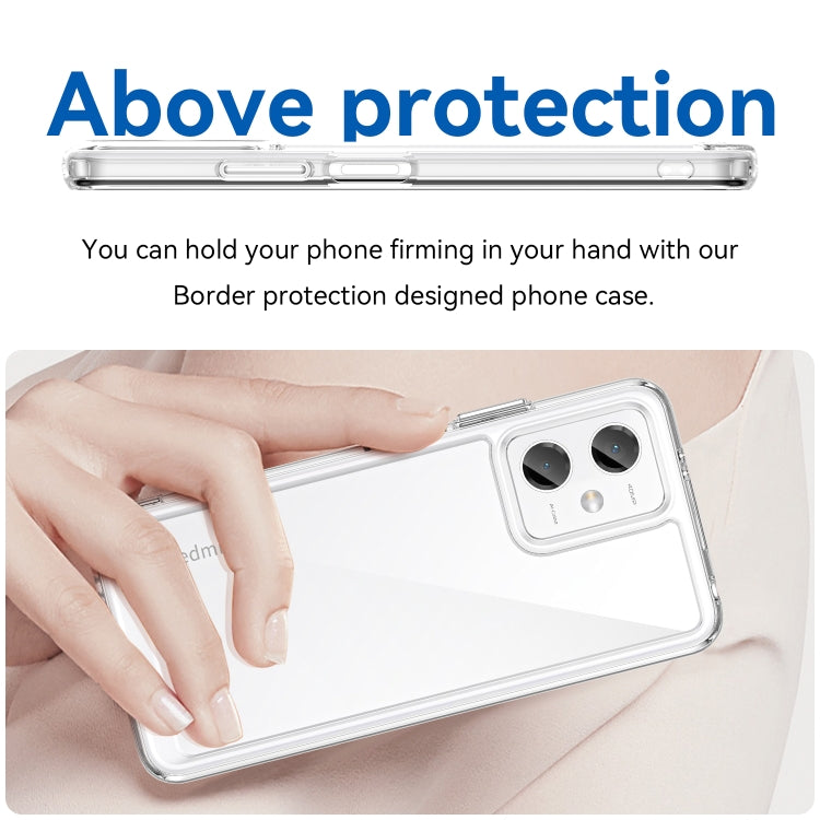 For Xiaomi Redmi Note 12 China Colorful Series Acrylic + TPU Phone Case