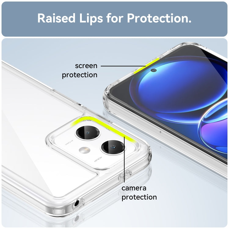 For Xiaomi Redmi Note 12 China Colorful Series Acrylic + TPU Phone Case