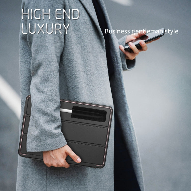 For iPad 10.2 2021 / 2020 / 2019 / Air 10.5 2019 3-Fold Amor Shockproof Smart Tablet Case