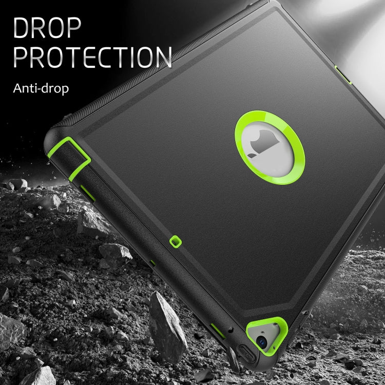 For iPad 10.2 2021 / 2020 / 2019 / Air 10.5 2019 3-Fold Amor Shockproof Smart Tablet Case