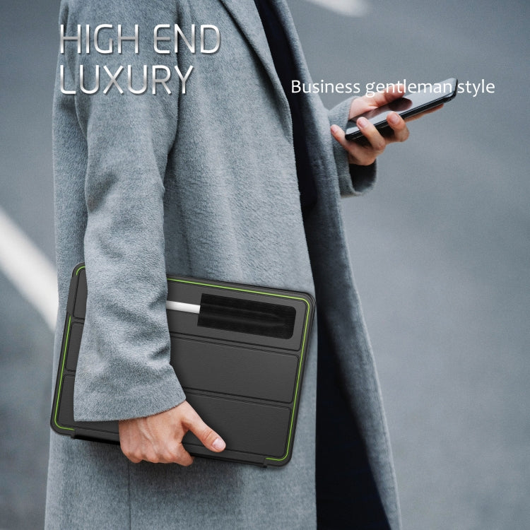 For iPad 10.2 2021 / 2020 / 2019 / Air 10.5 2019 3-Fold Amor Shockproof Smart Tablet Case