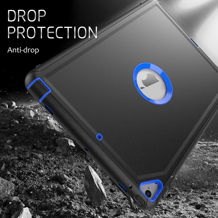 For iPad 10.2 2021 / 2020 / 2019 / Air 10.5 2019 3-Fold Amor Shockproof Smart Tablet Case