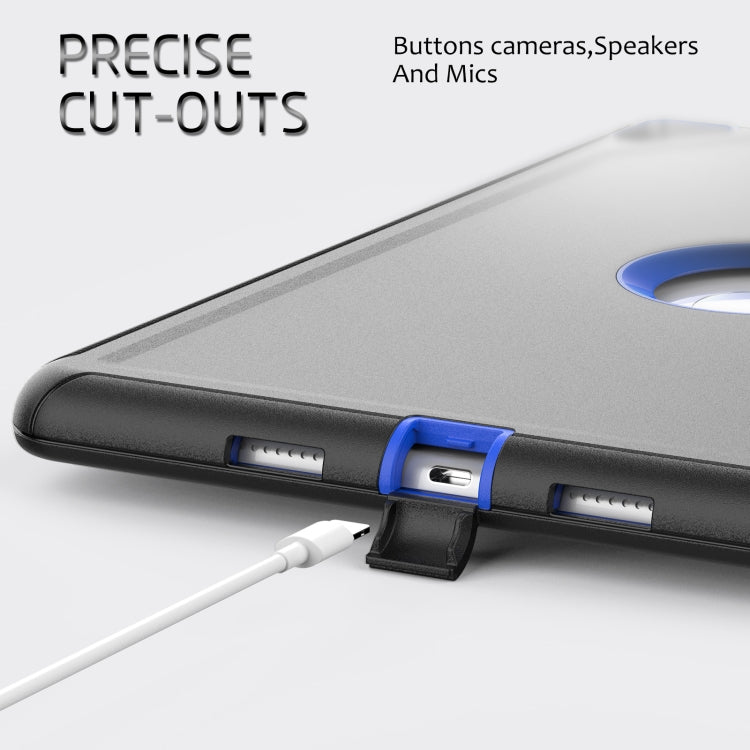 For iPad 10.2 2021 / 2020 / 2019 / Air 10.5 2019 3-Fold Amor Shockproof Smart Tablet Case