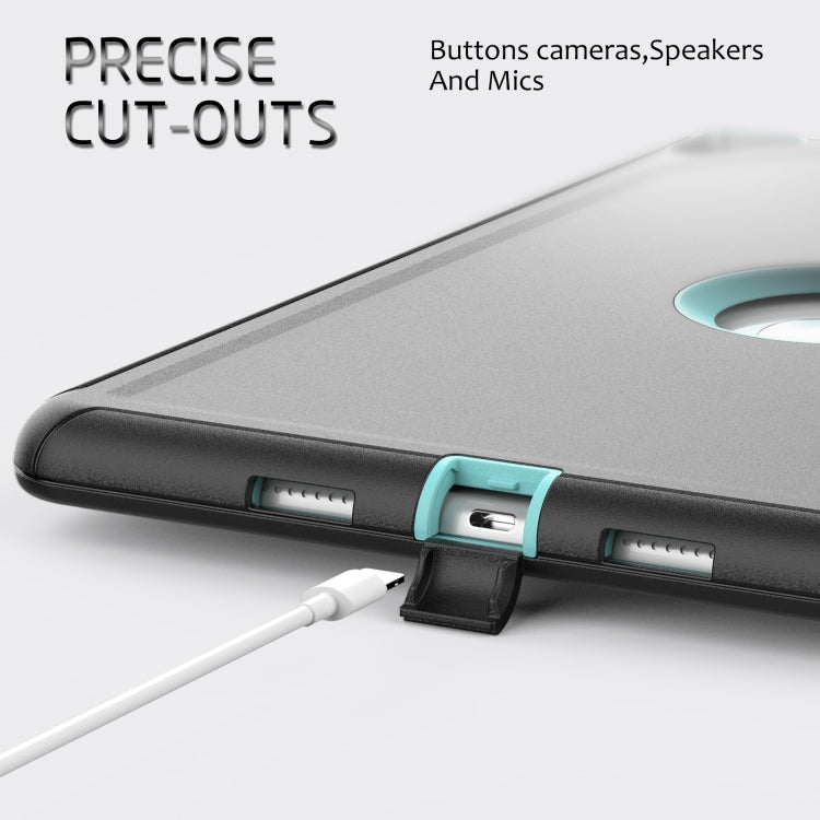 For iPad 10.2 2021 / 2020 / 2019 / Air 10.5 2019 3-Fold Amor Shockproof Smart Tablet Case