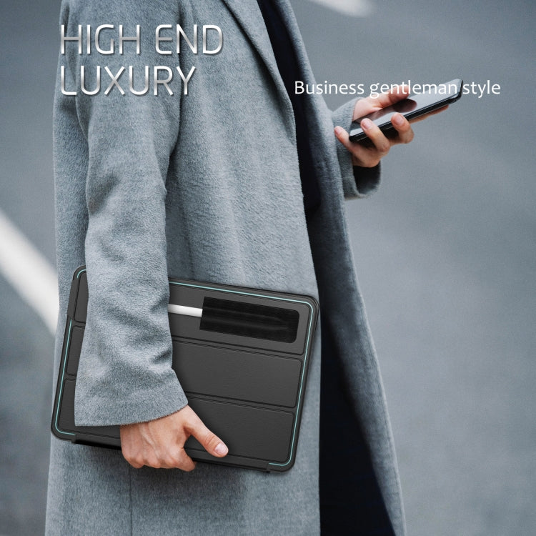 For iPad 10.2 2021 / 2020 / 2019 / Air 10.5 2019 3-Fold Amor Shockproof Smart Tablet Case