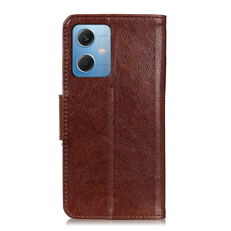For Xiaomi Redmi Note 12 China Nappa Texture Leather Phone Case
