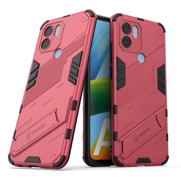 For Xiaomi Redmi A1+ Punk Armor 2 in 1 PC + TPU Phone Case with Invisible Holder