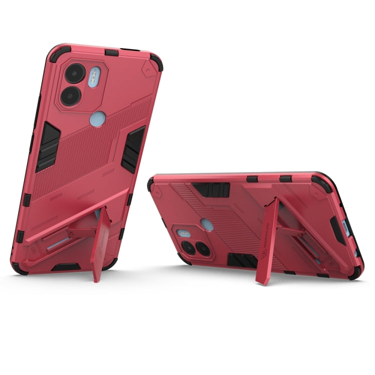 For Xiaomi Redmi A1+ Punk Armor 2 in 1 PC + TPU Phone Case with Invisible Holder