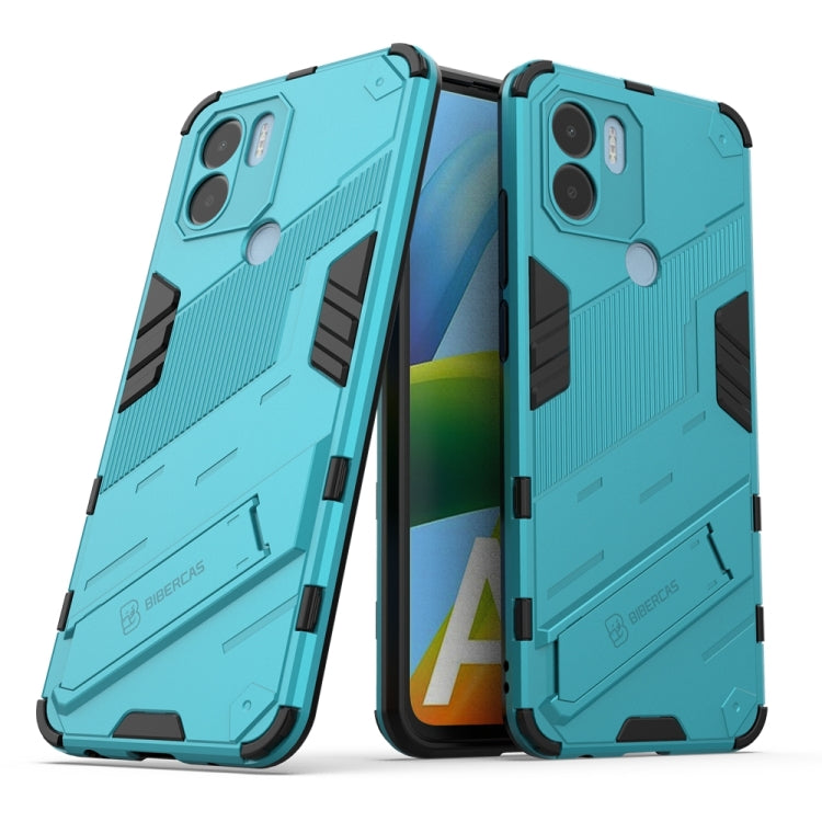 For Xiaomi Redmi A1+ Punk Armor 2 in 1 PC + TPU Phone Case with Invisible Holder
