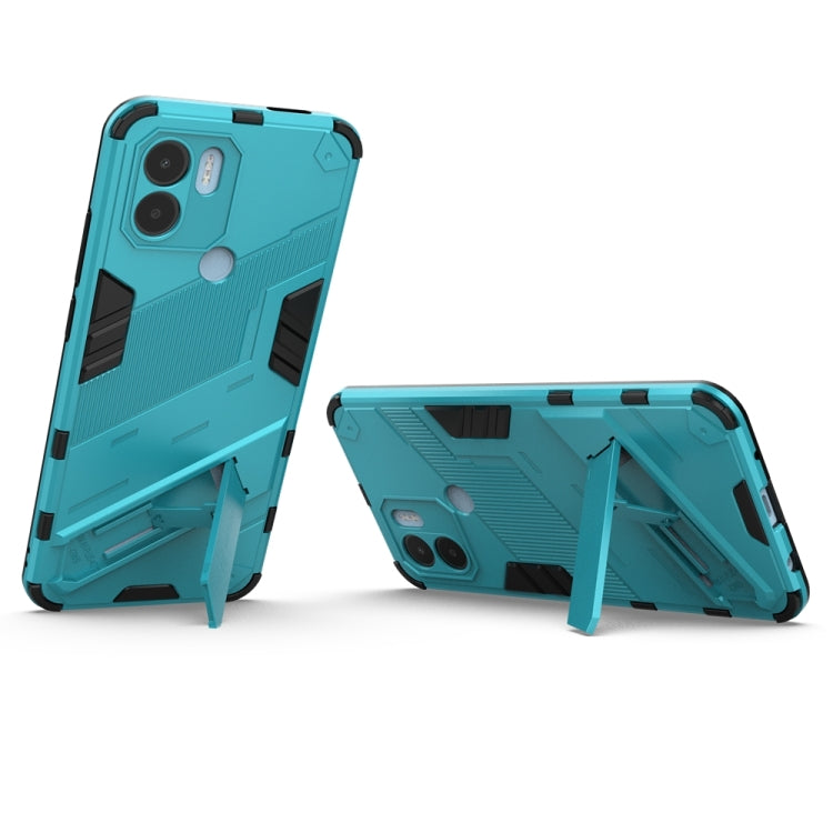 For Xiaomi Redmi A1+ Punk Armor 2 in 1 PC + TPU Phone Case with Invisible Holder