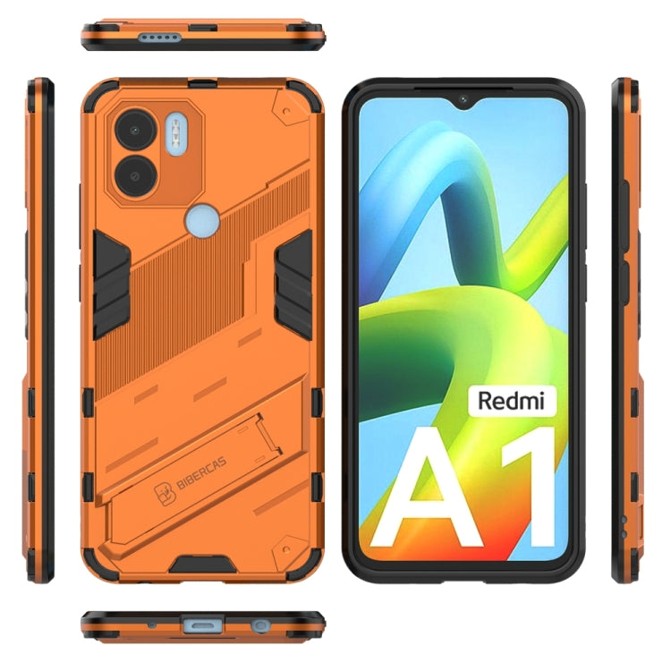 For Xiaomi Redmi A1+ Punk Armor 2 in 1 PC + TPU Phone Case with Invisible Holder