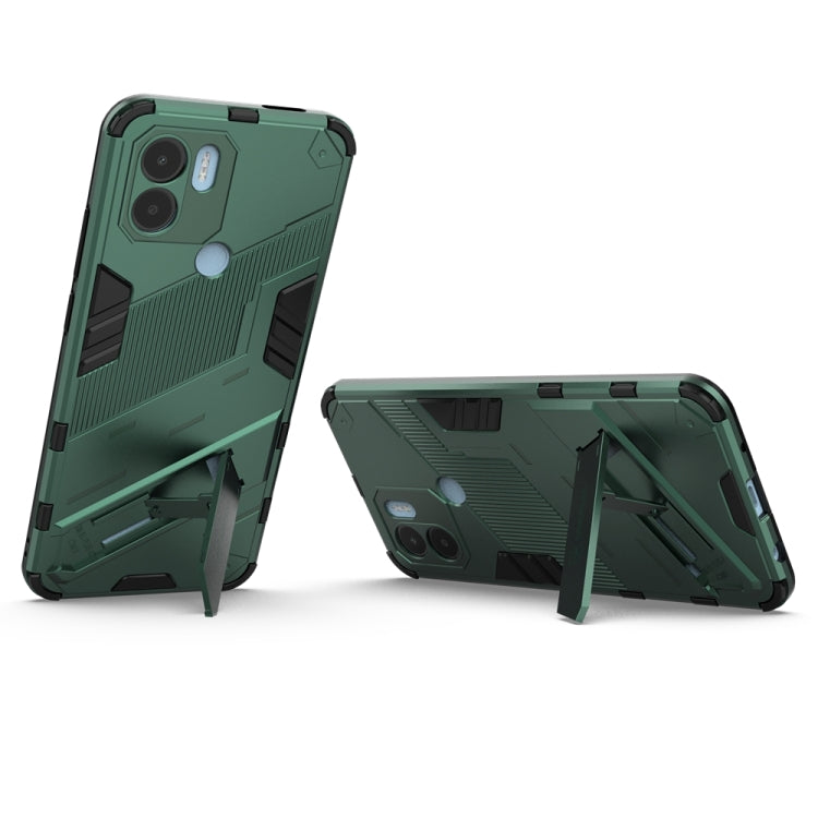 For Xiaomi Redmi A1+ Punk Armor 2 in 1 PC + TPU Phone Case with Invisible Holder