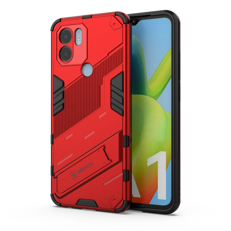 For Xiaomi Redmi A1+ Punk Armor 2 in 1 PC + TPU Phone Case with Invisible Holder